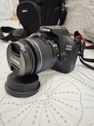Canon 1300D Pack Completo 2 Objetivos IS + WiFi