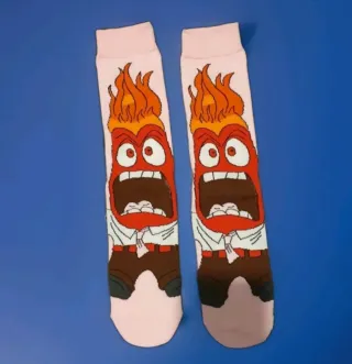 Calcetines enfadados unisex talla única nuevo