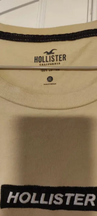 Camiseta Hollister Color Block Talla M