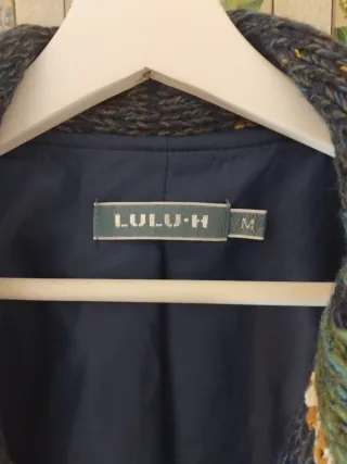 Americana de punto multicolor