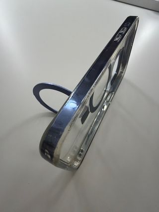 Custodia iPhone 15 Pro Max Trasparente Blu