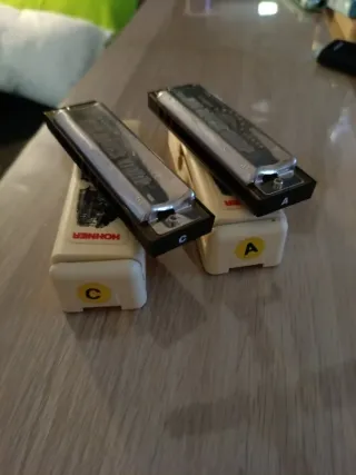 Lote 2 Armoniche Hohner Big River Harp