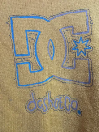 Sudadera DC Shoes Amarilla mostaza talla L de niño