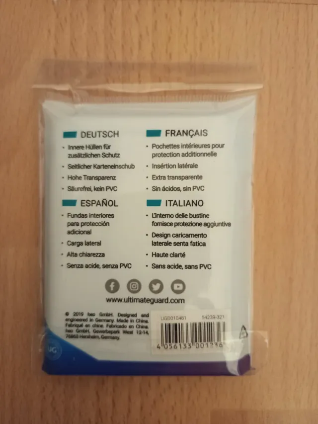 Lote Fundas Ultimate Guard Side-Loading