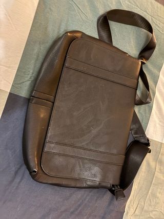 Bandolera Zara hombre negra S