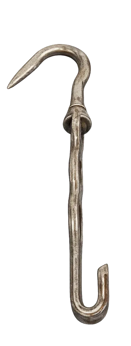 Gancho antiguo de metal