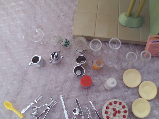 muñeca chabel cocina  solo le falta el plastico de