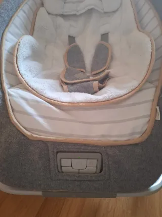 Hamaca bebé Ingenuity Bella Teddy gris