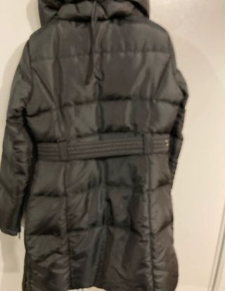 Abrigo Zara Mujer Talla M Negro