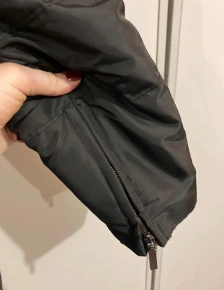 Abrigo Zara Mujer Talla M Negro