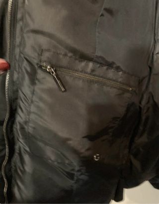 Abrigo Zara Mujer Talla M Negro