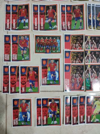 56 Cromos Selección Española Masculina
