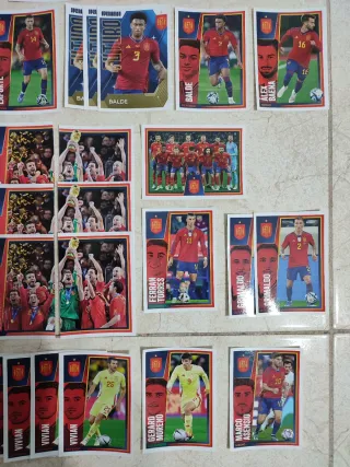56 Cromos Selección Española Masculina