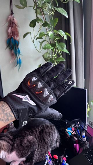 Guantes de moto Alpinestars negros