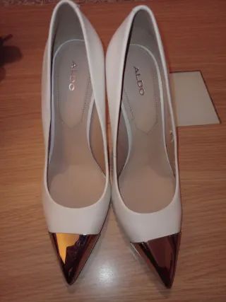 Zapatos de tacón blancos Aldo