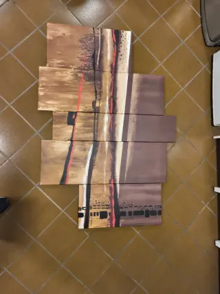 Quadri moderni in legno