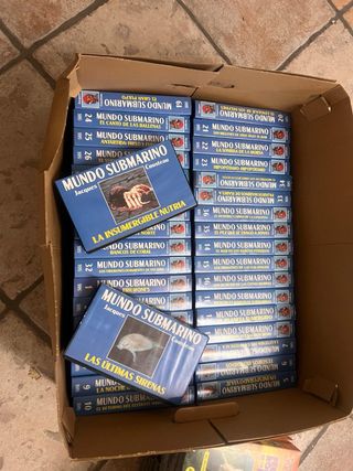 Cintas VHS Mundo Submarino Cousteau