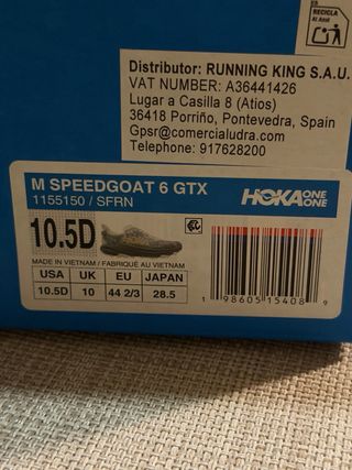 Hoka zapatillas Speedgoat 6 GTX