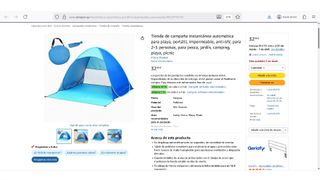 Tienda de campaña automática para playa Nueva