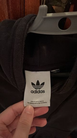 Sudadera Adidas Real Negra