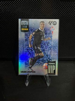 Cromo firmado Iago Aspas Panini