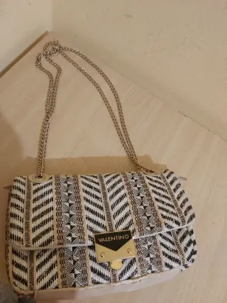 Borsa Valentino Beige Multicolor