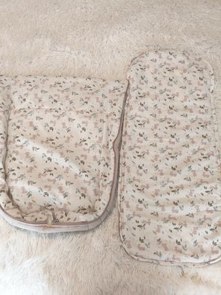 Saco capazo carro bebé estampado conejos