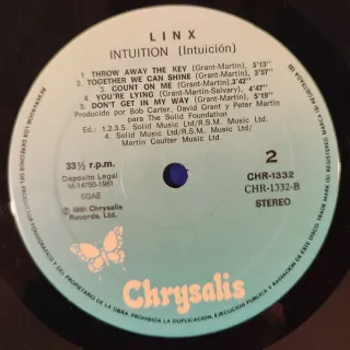 Vinilo Linx Intuition R&B Soul