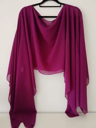 Capa Gasa Magenta Talla Única