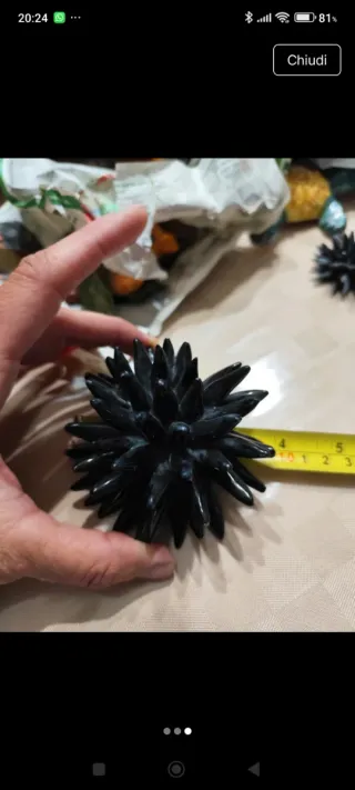 Riccio ceramica vietrese fatto a mano