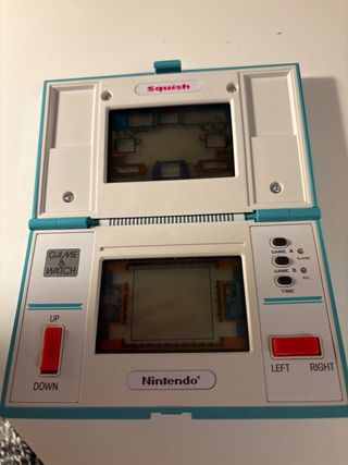Nintendo Game & Watch Squish Años 80