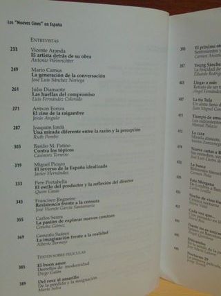 Libro LOS " NUEVOS CINES " EN ESPAÑA. Año 2003