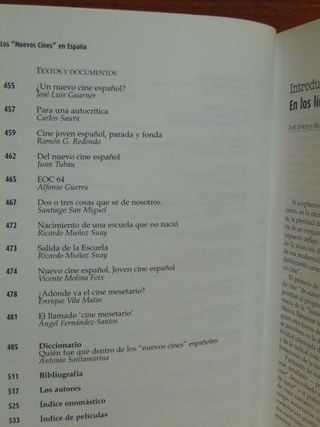Libro LOS " NUEVOS CINES " EN ESPAÑA. Año 2003