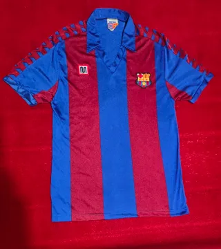 Camiseta Barcelona Meyba 1982/89 Versión sin red