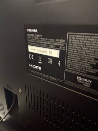 Televisor Toshiba Negro