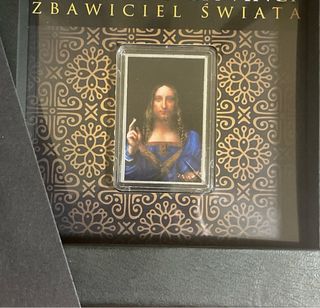 Moneta Niue Island 1 Dollaro Argento Salvator Mund