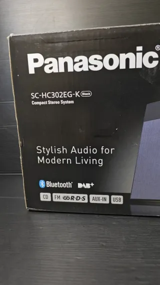 Panasonic SC-HC302EG-K Micro Hi-Fi Bluetooth Negro
