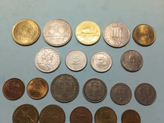 Lote 25 monedas antiguas griegas todas diferentes!