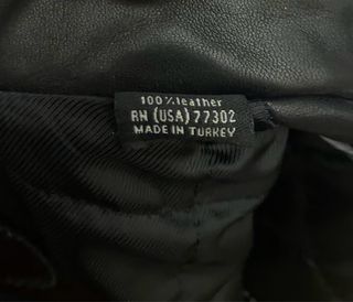 Casaco Pele Zara Man Preto