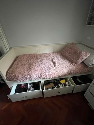 Cama nido blanca Ikea Hemnes