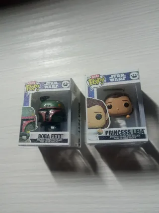 Cambio Bitty Pop! Star Wars Boba Fett y PrincesaLe