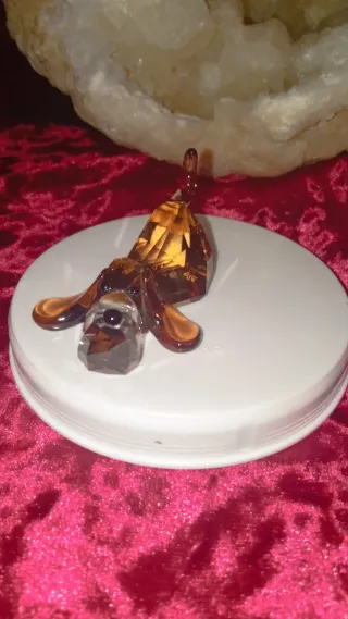 Perro Swarovski Cristal Original Caja