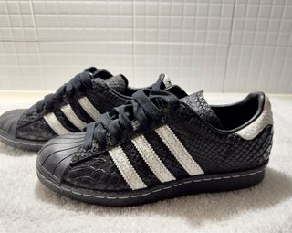 Adidas Superstar II Cocodrilo Negro Blanco