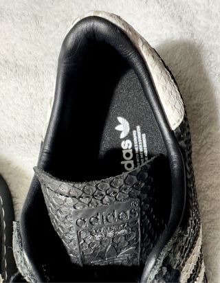 Adidas Superstar II Cocodrilo Negro Blanco