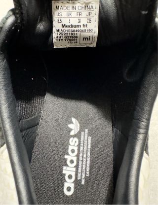 Adidas Superstar II Cocodrilo Negro Blanco