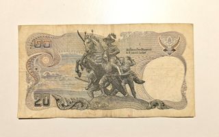 Lote 2 Banconote Thailandia 50 e 20 Baht