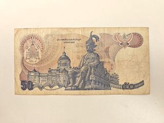 Lote 2 Banconote Thailandia 50 e 20 Baht