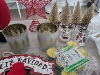 Adornos Navideños Cristal y Plástico