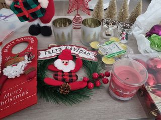 Adornos Navideños Cristal y Plástico