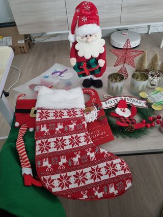 Adornos Navideños Cristal y Plástico